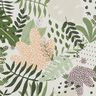 Tkanina bawe?niana Kreton abstrakcyjne rośliny tropikalne – biel/zieleń,  thumbnail number 6