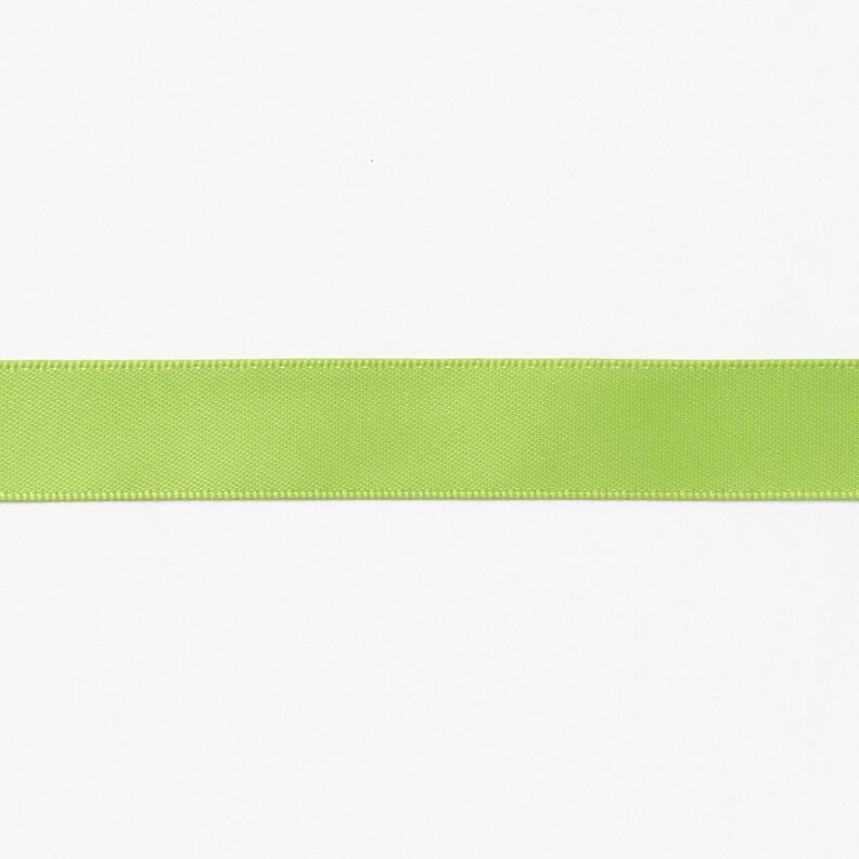 taśma satynowa [15 mm] – zielone jabłuszko,  image number 1