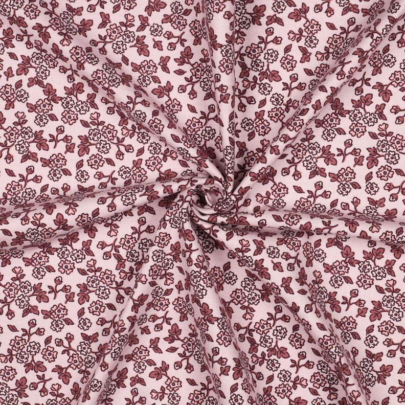 Flanela bawełniana kwiatki | Poppy Fabrics – różowy/malwa, image number 3