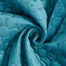 Tkanina tapicerska pikowany aksamit plaster miodu – petrol,  thumbnail number 3