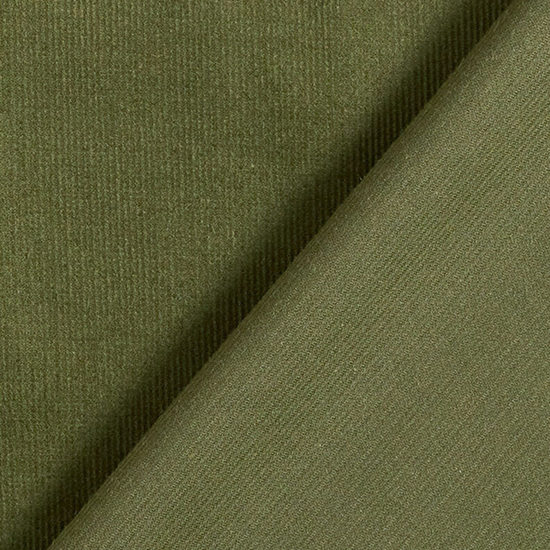 Sztruks cienki Jednokol – ciemna oliwka, image number 4