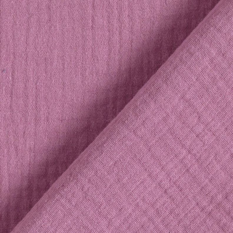 Muślin / Tkanina double crinkle – malwa, image number 4