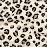 Dzianina dresowa drapana panterka | Poppy Fabrics – krem/zawilec,  thumbnail number 2