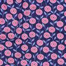 Popelina bawełniana letnie kwiatki | Poppy Fabrics – róż/indygo,  thumbnail number 2
