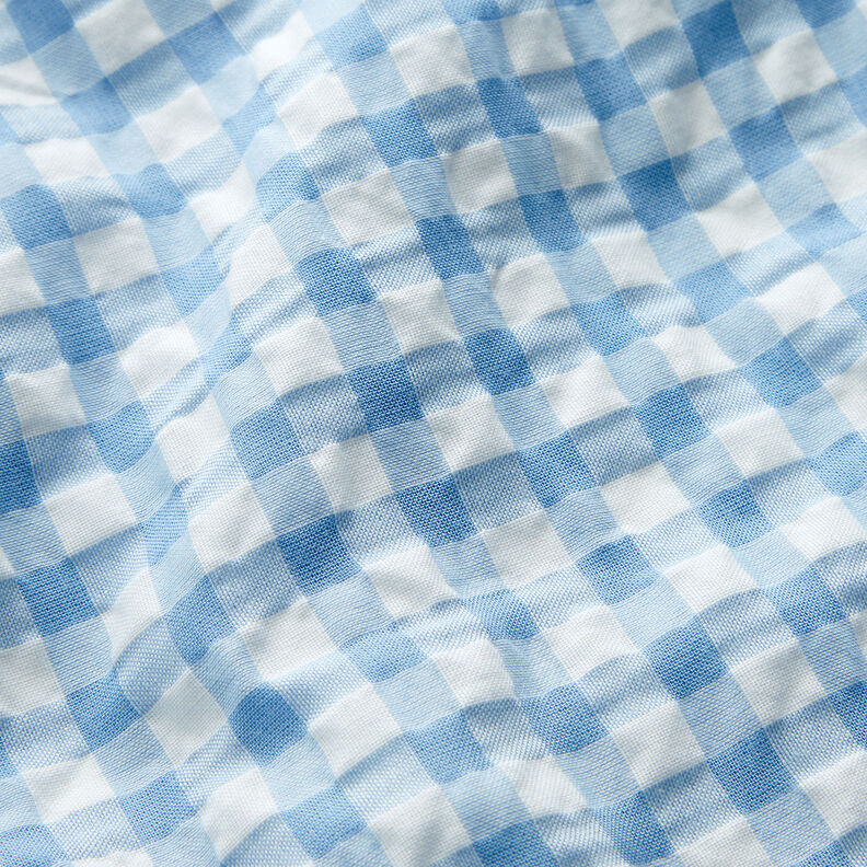 Kora w dużą kratkę Vichy – biel/jasnoniebieski,  image number 2
