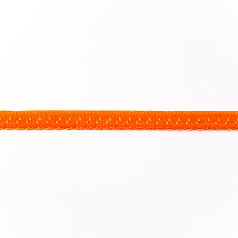 Elastyczna lamówka Koronka [12 mm] – pomarańcza,  image number 1