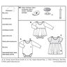 Sukienka niemowlęca | Body, Burda 9347 | 62 - 92,  thumbnail number 8