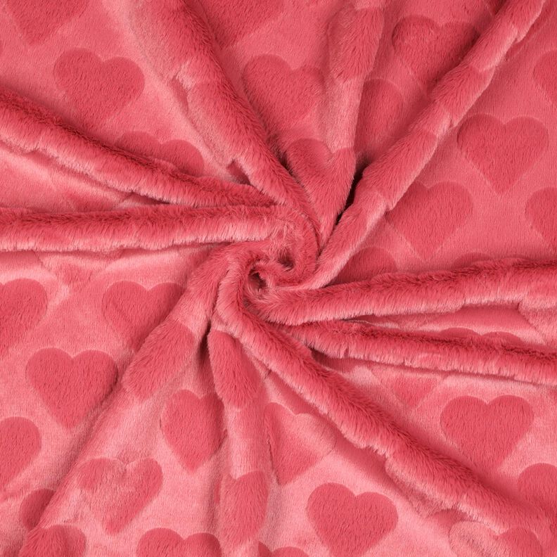Sztuczne futerko serca | Poppy Fabrics – malwa,  image number 3