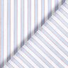 Tkanina bawełniana w dwukolorowe paski – biel/jasnoniebieski,  thumbnail number 4