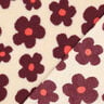 Puszysty plusz kwiaty | Poppy Fabrics – nerkowiec/bordo,  thumbnail number 5