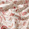 Muślin / Tkanina double crinkle Ludowe kwiaty &ndash; naturalny/czerwień | Resztka 70cm,  thumbnail number 2