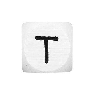 Drewniane literki T – biel | Rico Design, 