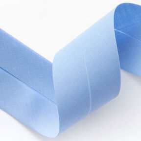 Taśma skośna Polycotton [50 mm] – jasnoniebieski, 