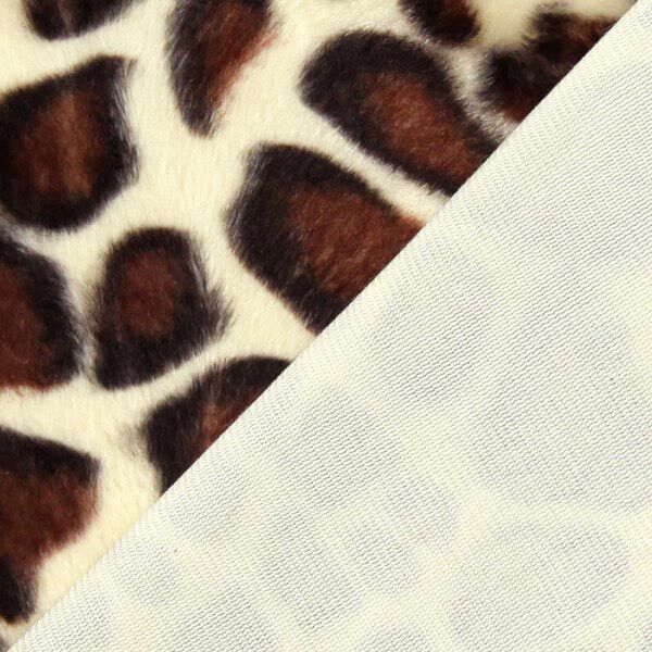 Imitacja sierści zwierzęcej żyrafa – brąz,  image number 3
