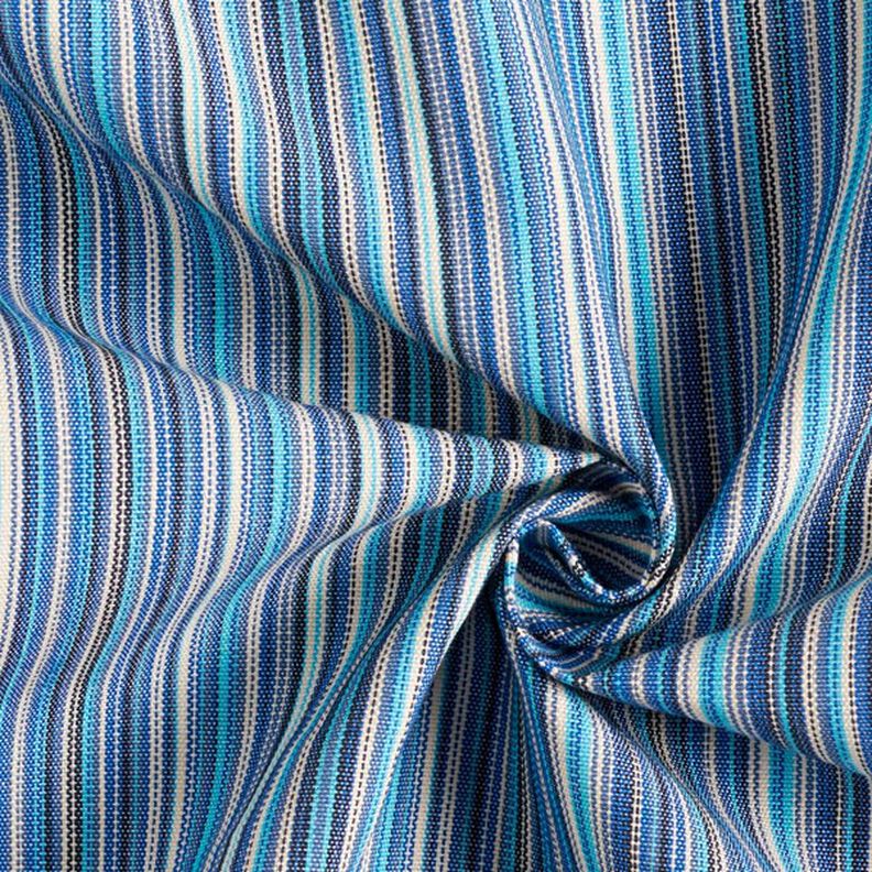 Tkanina na markizy cienkie paski – błękit,  image number 2