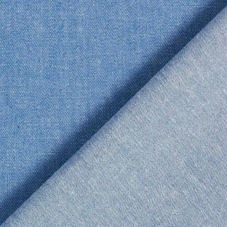 Tkanina bawełniana chambray przypominająca dżins – błękit,  image number 3