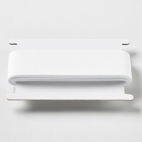 Taśma gumkowa gładka [3 m | 40 mm] – biel, 