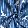 Tkanin dekoracyjna Half panama mewy – niebieski oceaniczny/biel,  thumbnail number 3