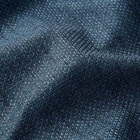 Tkanina tapicerska struktura plastra miodu – błękit, 