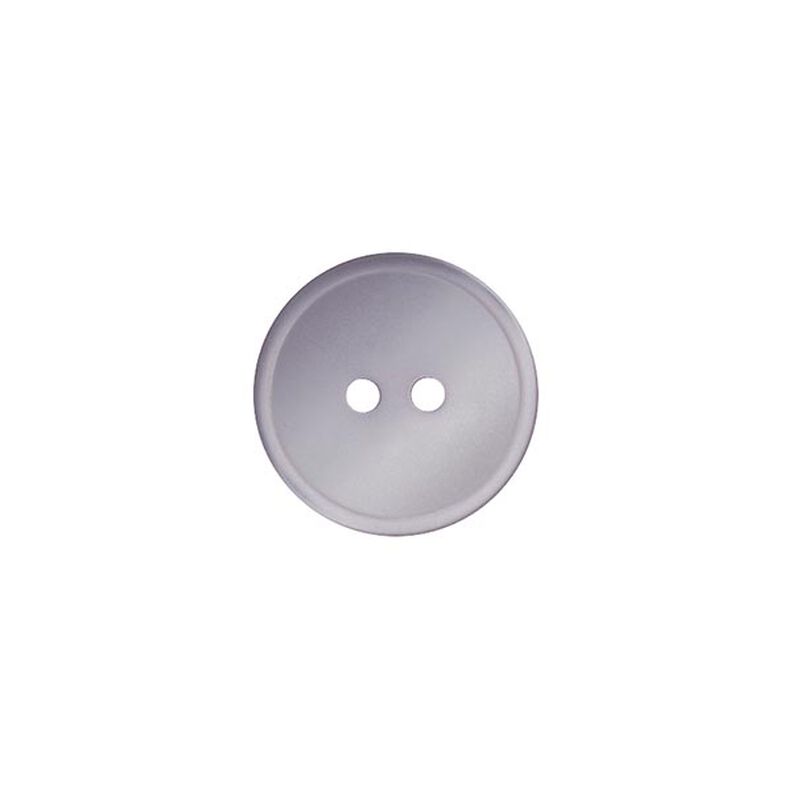Guzik poliestrowy, 2 dziurki  – pastelowy beż,  image number 1