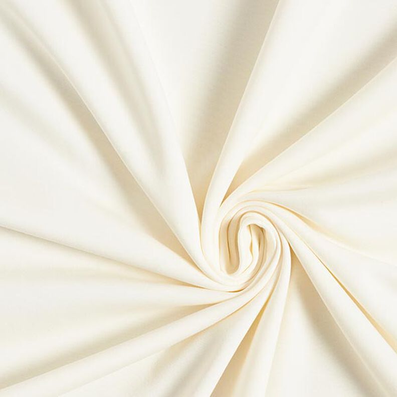 Lekka dresówka bawełniana jednokol. – mleczna biel,  image number 1