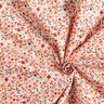 Tkanina bawełniana Kreton rozrzucone kwiaty – różowy/brzoskwiniowopomarańczowy,  thumbnail number 3