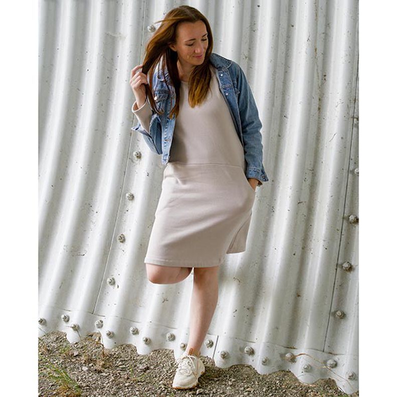 FRAU FANNIE – uniwersalna sukienka dresowa, Studio Schnittreif | XS - XL, image number 3