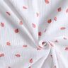 Muślin / Tkanina double crinkle Biedronka nadruk cyfrowy | Poppy Fabrics – biel,  thumbnail number 3
