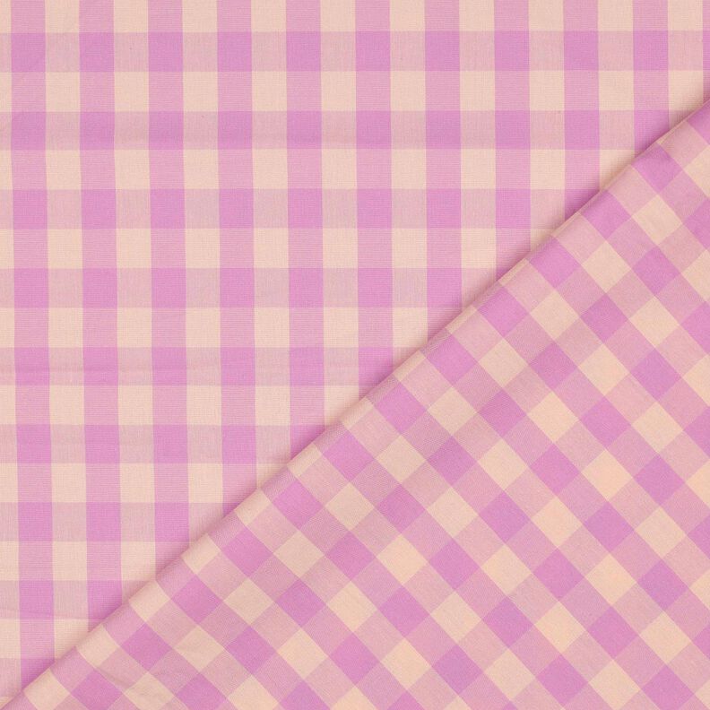 Popelina bawełniana Kratka | Poppy Fabrics – jasny róż/pastelowy fiolet,  image number 4