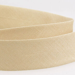 Taśma skośna Polycotton [20 mm] – jasnobeżowy, 