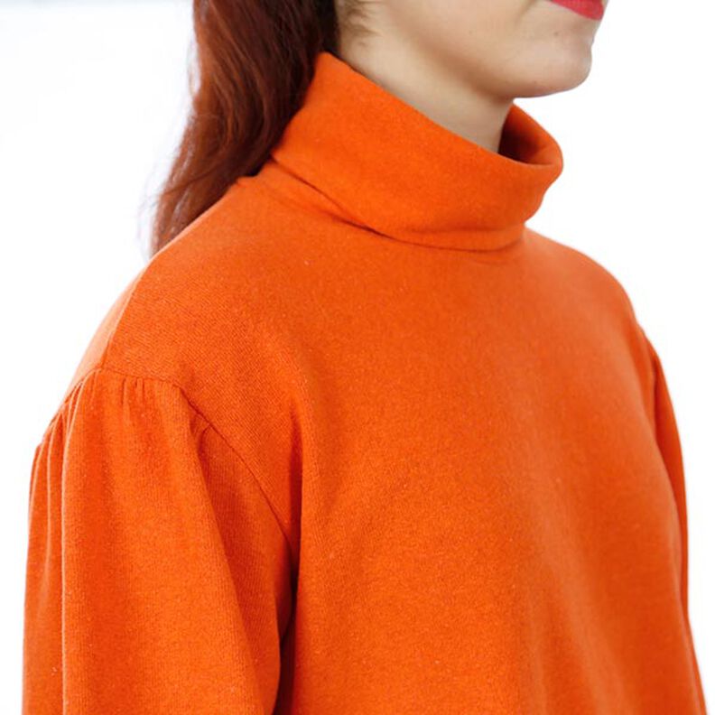 KOBIETA OKE sweter z marszczonymi rękawami i szerokimi mankietami | Studio Przycięcie na wymiar |,  image number 9