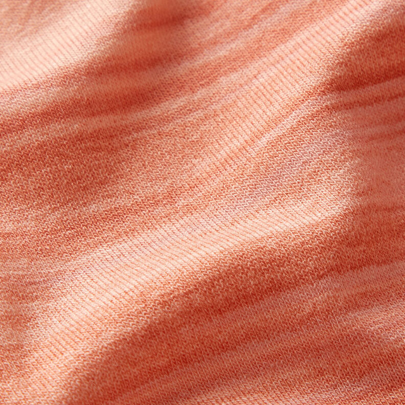 Dżersej wiskozowy w cieniowane podłużne paski – ciemnoczerwony/brzoskwinia,  image number 4