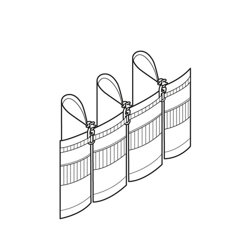 Taśma zakładkowa 1x, 90mm – przezroczysta, Gerster,  image number 6