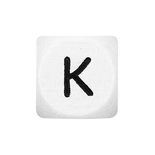 Drewniane literki K – biel | Rico Design, 