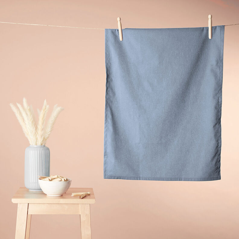 Tkanina bawełniana Kreton Jednokol – jasnoniebieski jeans, image number 8