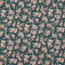 Bawełna powlekana romantyczne kwiaty – ciemna zieleń,  thumbnail number 1