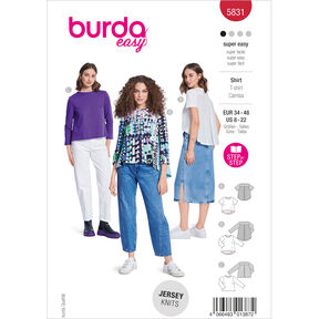 Koszula | Burda 5831 | 34-48, 