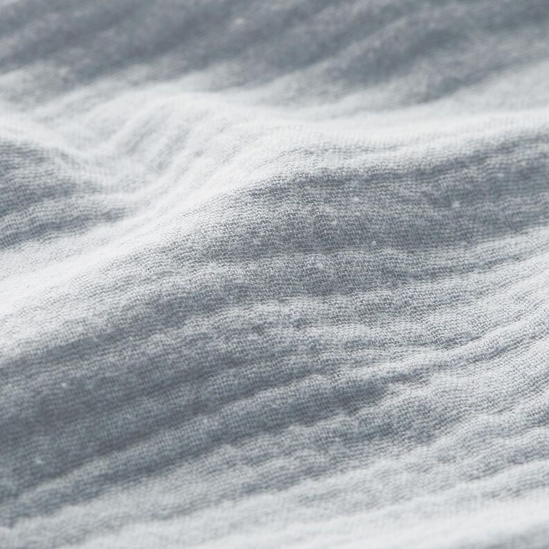 Muślin / Tkanina double crinkle – jasnoniebieski,  image number 3