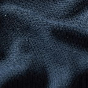 Dżersej prążkowany drobne prążki 2-1-1-1 &ndash; ciemnogranatowy, 