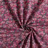 Dżersej bawełniany morze kwiatów – merlot/koral,  thumbnail number 3