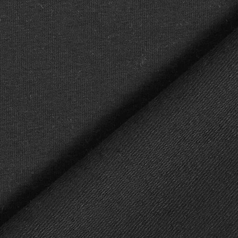 Lekka dresówka pętelkowa french terry jednokol. – czerń,  image number 5