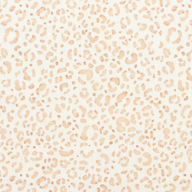 D?ersej pr??kowany subtelny wz&oacute;r w panterk? nadruk cyfrowy &ndash; biel,  image number 1