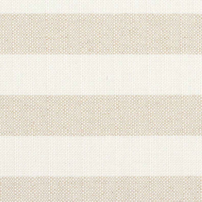 Tkanin dekoracyjna Panama szerokie pasy &ndash; jasnobeżowy/naturalny,  image number 1
