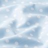 Popelina bawełniana Duże kropki – jasnoniebieski/biel,  thumbnail number 2