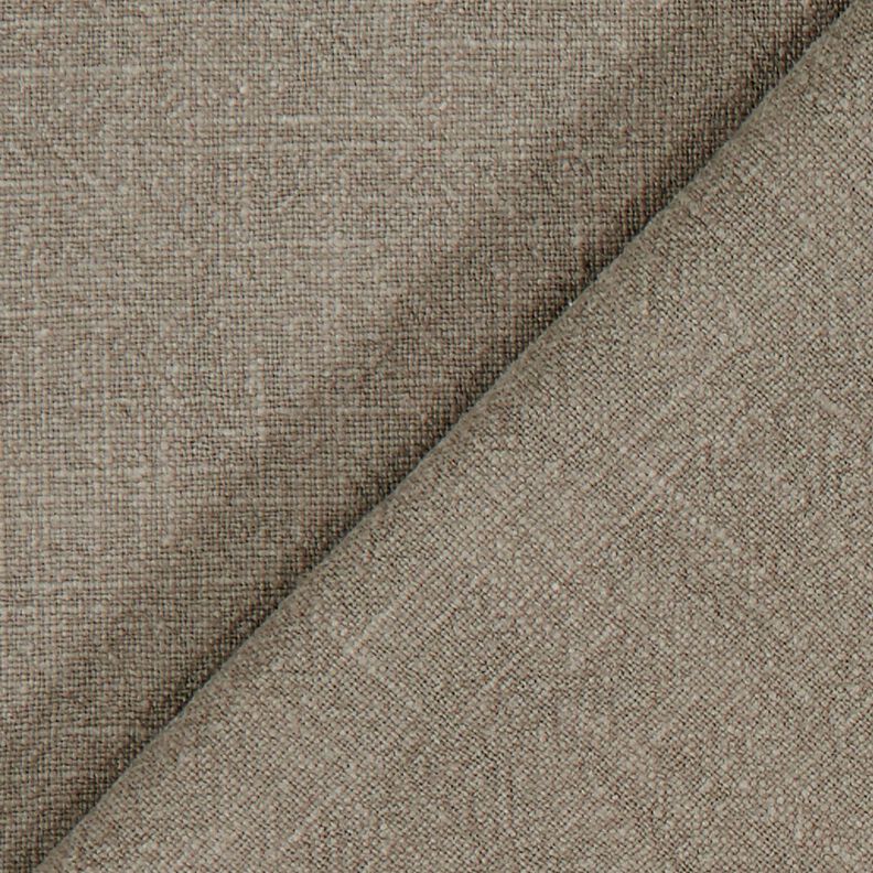 Tkanina ramia mix stonewashed, wysoka jakość – ciemny szarobrązowy, image number 3