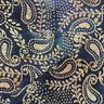 Delikatny batyst bawełniany Batik Paisley – niebieski oceaniczny/piasek,  thumbnail number 4