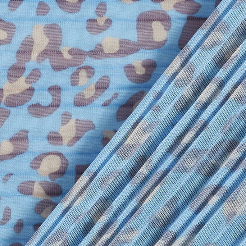 plisowany wzór panterki – jasnoniebieski,  image number 4