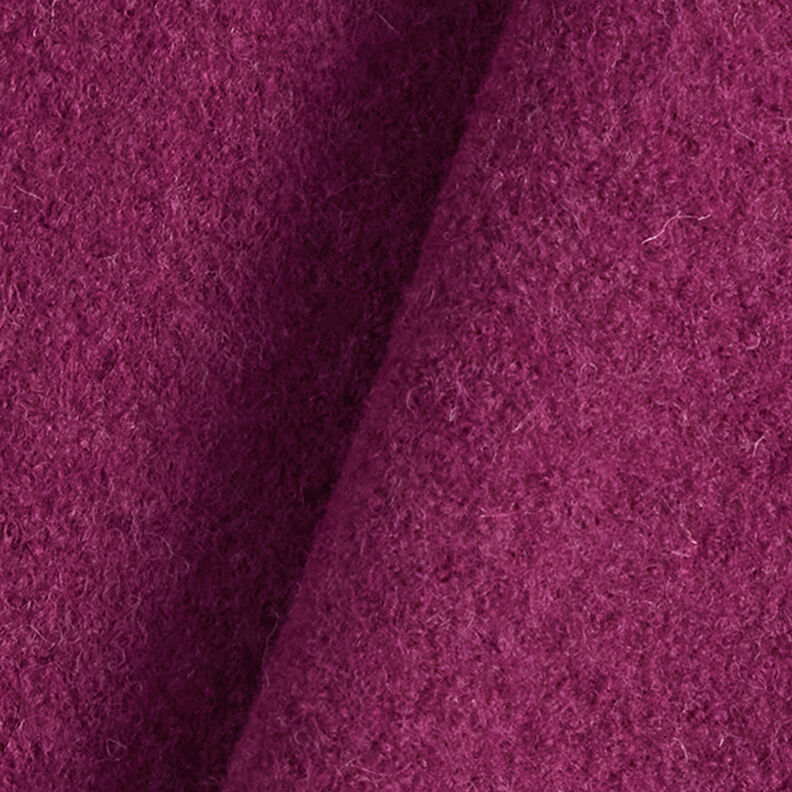 Wełniany loden spilśniany – purpura,  image number 3
