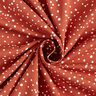Dżersej bawełniany w nieregularne kropki – terakota,  thumbnail number 3