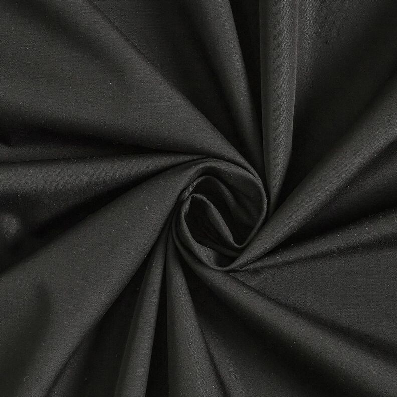 GOTS Popelina bawełniana | Tula &ndash; czerń,  image number 1